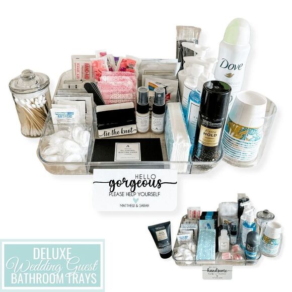 Made-To-Order Other - Made-To-Order Deluxe Wedding Bathroom Tray, His & Hers Bathroom Amenities, Weddi